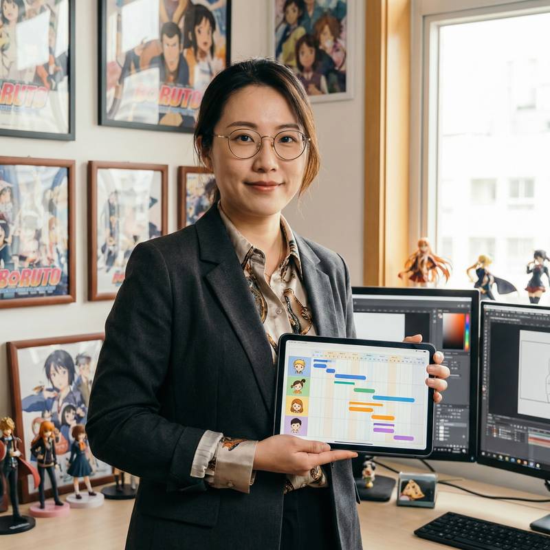 小马拉大车动漫制片人林雨薇